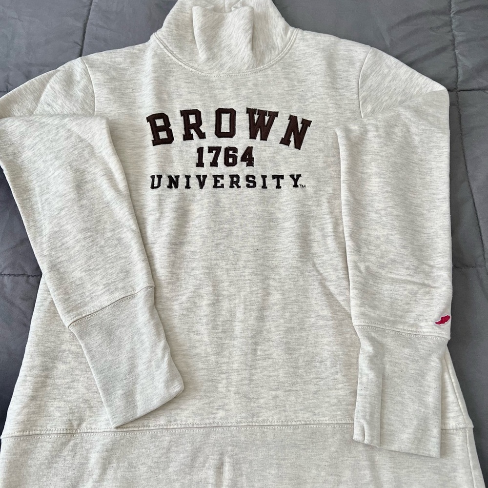 Vintage Brown University Turtleneck Sweater